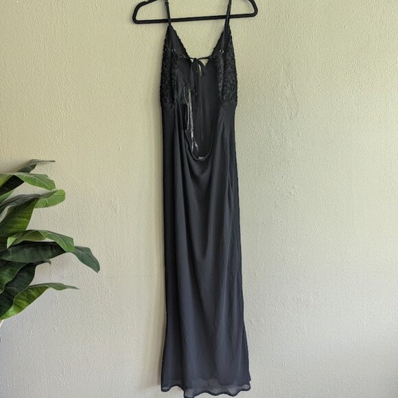 Wild Fable * Women’s Sleeveless Rosette Cup Maxi Dress * Size L – Black (NWT) 🖤 - Picture 5 of 7